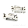 DVI コネクタ ライト アングル DIP メス ホワイト 29P